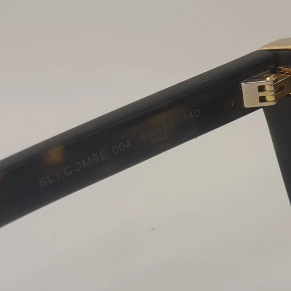 Saint Laurent Sunglasses SL1 Combi 004 Havana Gold 59-13-140 - Picture 4 of 16